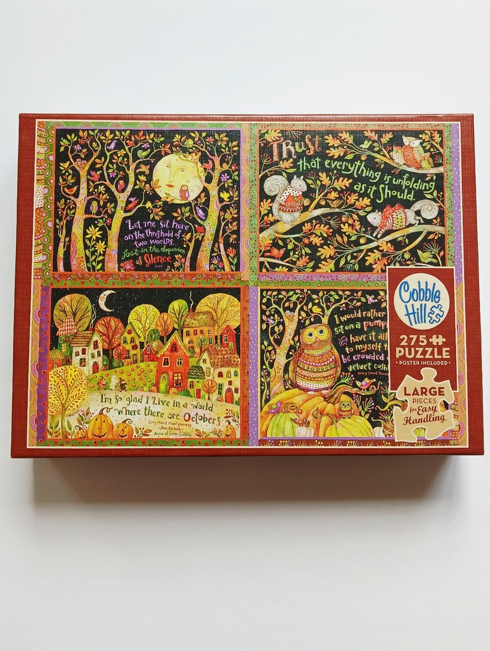 Autumn Reflections 275-piece puzzle by Cobble Hill